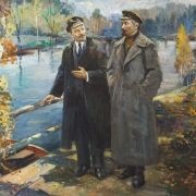 Дмитрий Налбандян "Ленин и Дзержинский" 1988. Предоставлено: Московский музей современного искусства.