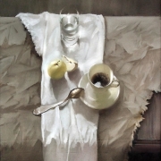 Эд Медер "Рига. Завтрак на ломберном столике". Предоставлено: Музей современного искусства Артмуза, Санкт-Петербург.