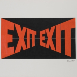Эрик Булатов "Exit - Exit №1" 2019. Предоставлено: Галерея pop/off/art.