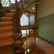 Лестница дома Кастель Беранже, архитектор Эктор Гимар, Париж, 1894-1898. Предоставлено: Государственный музей архитектуры имени А.В. Щусева.