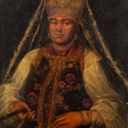 Неизвестный художник 18 века "Марфа Борецкая". Предоставлено: Государственный Исторический музей.