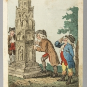 Антикварии рассматривают крест королевы (Antiquarians viewing Queen’s Cross). 1796. Предоставлено: Фонд «IN ARTIBUS».