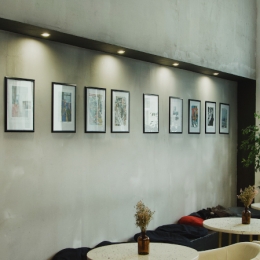 Выставка «Кирилл Кулак. Интерпретация сна» в Paula Coffee. Предоставлено организаторами выставки.