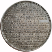Зельтер И. "Медаль "На кончину Иоганна Вильгельма II" 1716. Оборотная сторона. Предоставлено: ГМИИ имени А.С. Пушкина.