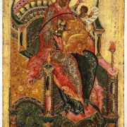 Икона «Богоматерь Гора Нерукосечная». XVI век. Предоставлено: МГОМЗ Коломенское - Измайлово.