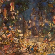 Константин Коровин "Ночной Париж" 1925. Предоставлено: Галерея "Веллум".