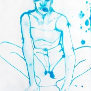 Ксения Драныш "Blue self-portrait". Предоставлено: Музей Арт4.