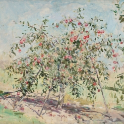 Николай Ромадин "Молодая яблоня" 1958. Предоставлено: Фонд IN ARTIBUS.