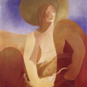 Александра Экстер "Женщина с рыбой" 1932-1934. Предоставлено: Московский музей современного искусства - ММОМА.