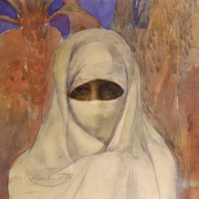 Кузьма Петров-Водкин "Турецкая женщина. Айша" 1907. Предоставлено: Пермская художественная галерея.