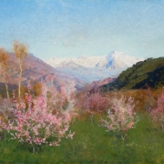 Исаак Левитан "Весна в Италии" 1890. Предоставлено: Государственная Третьяковская галерея.