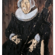 Нестор Энгельке "Деревянный голландский портрет номер 78" 2023. Предоставлено: VLADEY.