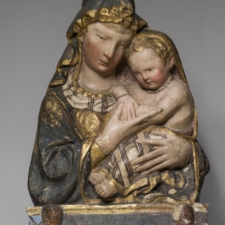 Лоренцо Гиберти, круг "Мадонна с Младенцем" Около 1425. Предоставлено: ГМИИ им. А.С. Пушкина.