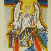 Лариса Федотьева "Белый ангел" 1990. Предоставлено: Российская Академия Художеств.