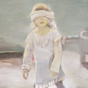 Таня Рауш "Девочка с завязанными глазами (Девочка в поле)" 2023. Предоставлено: Музей AZ.