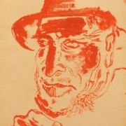 Георгий Нисский "Портрет мужчины в шляпе" 1920-e. Предоставлено: Галерея "Веллум".