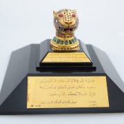 Украшение трона султана Типу, правителя Майсура, в виде головы тигра. Лондон, Asprey & Cole, 4 мая 1799 года. © Национальный музей, Султанат Оман. Предоставлено: © Государственный Эрмитаж.