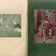 Разворот журнала "Золотое Руно" №6, 1909 с иллюстрациями картин Анри Матисса. Предоставлено: Галерея "Веллум".