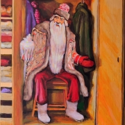 Карина Барабанова "Дед в шкафу" 2023. Предоставлено: Pogodina Gallery.