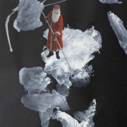 Иван Симонов "Дед Мороз рисует". Предоставлено: Pogodina Gallery.