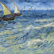 Винсент ван Гог "Море в Сент-Мари" 1888. Предоставлено: © ГМИИ имени А.С. Пушкина.