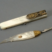 Ножичек для заточки перьев. 1830-е. Предоставлено: Государственный музей А.С. Пушкина.