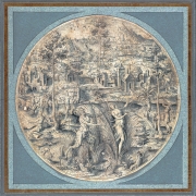 Ханс Колларт "Пейзаж с Паном и Сирингой" Около 1565 года. Предоставлено: © Государственный Эрмитаж.
