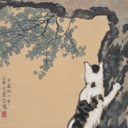 Сюй Бэйхун "Кошки (фрагмент)" Китай, 1932. Предоставлено: Государственный Музей Востока.