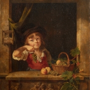 Дроллинг М. "Мальчик с виноградом" 1794. Предоставлено: ГМИИ имени А.С. Пушкина.