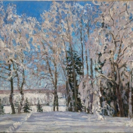 Станислав Жуковский "Свежий снег" 1912. Предоставлено: © Государственный Русский музей.