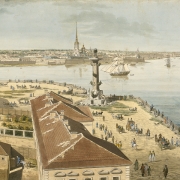 Анджело Тозелли "Панорама Петербурга" 1817–1820. Предоставлено: © Государственный Эрмитаж.