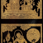 Выставка "Свет золотой луны. Лаковое искусство Мьянмы". Предоставлено: Государственный Музей Востока.