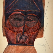 Михаил Шварцман "Красная голова" 1960-е. Предоставлено: © Государственная Третьяковская галерея.