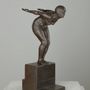 Янсон-Манизер Е. А. "Старт в воду" 1926. Предоставлено: Государственная Третьяковская галерея.