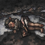 Оскар Рабин "Кукла в деревне" 1972. Предоставлено: VLADEY.