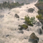 С.Н. Андрияка "Водопад в Норвегии" 2007. Собственность автора. Предоставлено: Российская Академия Художеств.