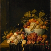 Адриан ван Утрехт "Натюрморт с виноградом" 1640-е. Предоставлено: © Государственный Эрмитаж.