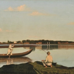 Г.В. Сорока \"Рыбаки\" Вторая полвина 1840-х. Предоставлено: © Государственный Русский музей.
