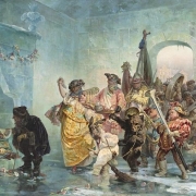 В. Якоби "Ледяной дом" 1878. ГРМ. Предоставлено: Государственный Русский музей.