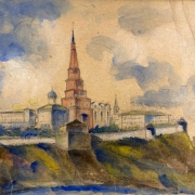 Моисей Синявер "Казанский Кремль" Казань, 1941. Предоставлено: Галеев Галерея.