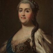 Неизвестный художник "Портрет Екатерины II" Вторая половина XVIII века. Предоставлено: © Государственный Эрмитаж.