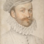 Пьер Дюмустье «дядя». "Портрет молодого человека с брыжами и в польской шапочке" Около 1574
