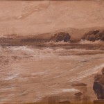 Алексей Боголюбов "Морской пейзаж" 1880-е
