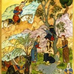 Насрин Батени "Купание Ширин" Иллюстрация к поэме Низами Ганджави Хосров и Ширин.