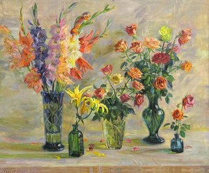 Н. Зайцев "Цветы на столе" 1999