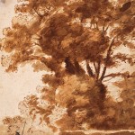Клод Лоррен "Группа деревьев с отдыхающим пастухом" Конец 1630-х