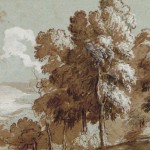 Клод Лоррен "Рисовальщик со спутником на опушке леса" Около 1645