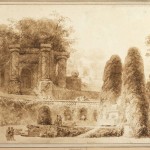 Жан-Оноре Фрагонар "Вид римского парка с фонтаном" 1774