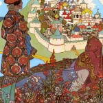 И.Я.Билибин "Иллюстрация к "Сказке о царе Салтане" 1905
