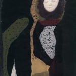 Зинаида Бабина "Девушка у ручья" Конец 1980-х